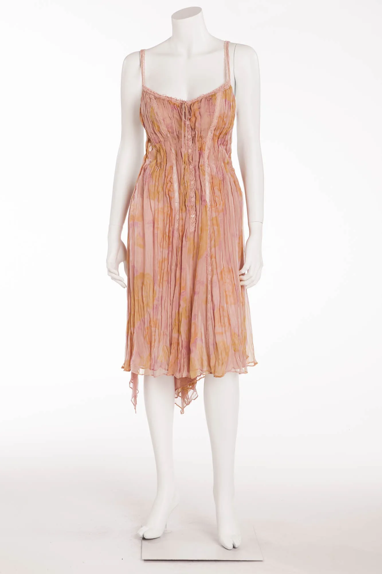 La Perla - Peach Lace Dress - IT 42