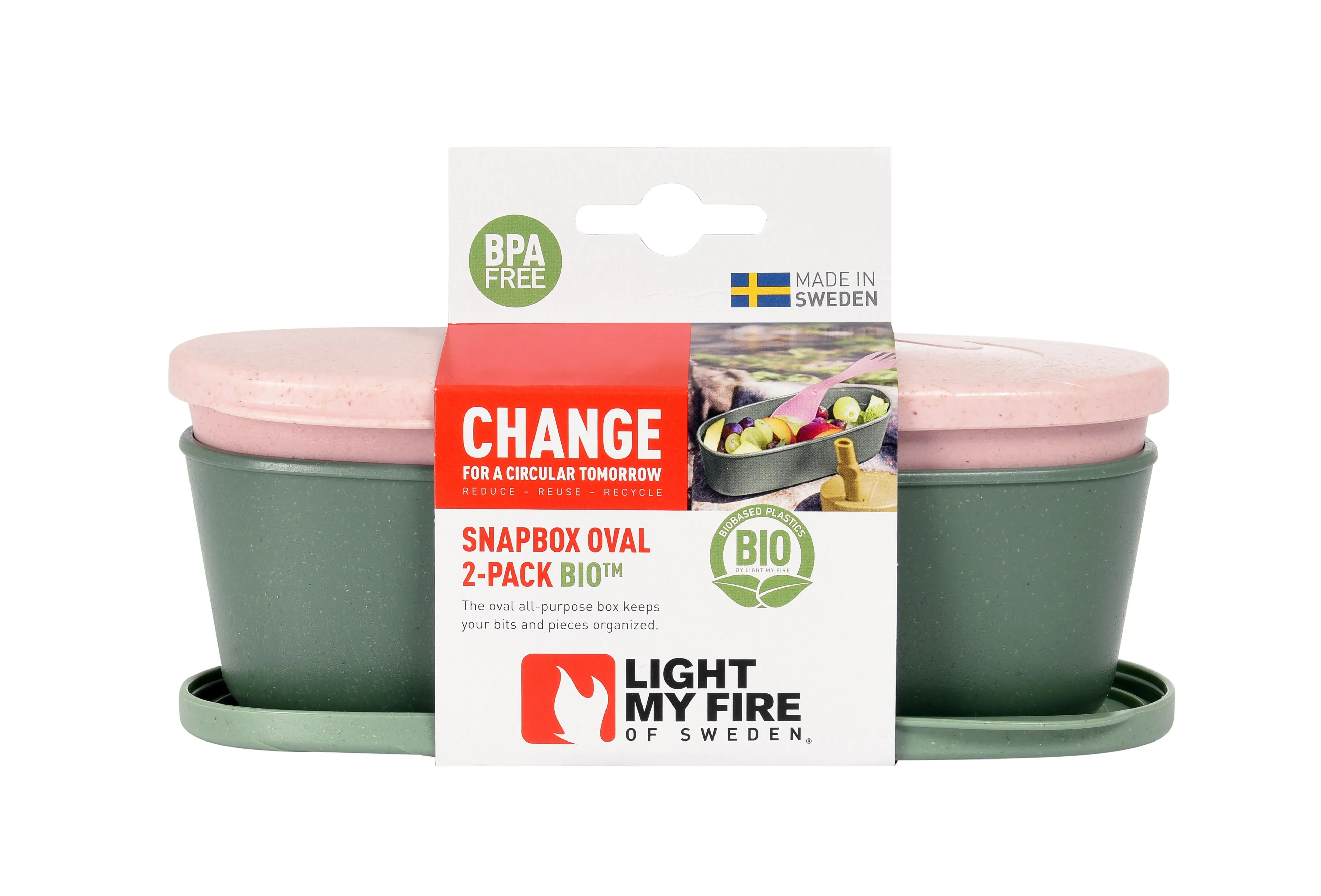 Light My Fire - Snapbox Oval Bio 2-Pack