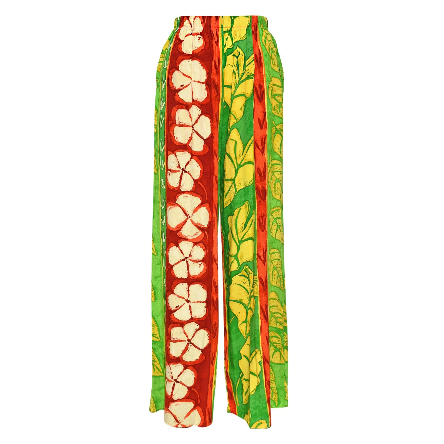 Long Wide Leg Pants - Aloha 'Aina