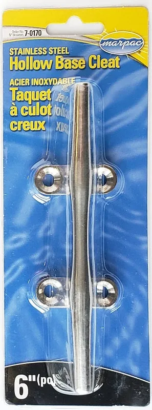 Marpac 6 Stainless Steel Hollow Base Cleat 7-0170