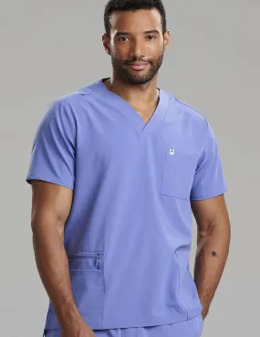 Mens 7-Pocket V-Neck Scrub Top