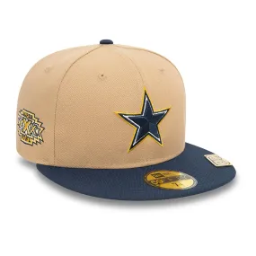 NEW ERA Dallas Cowboys NFL Pin Pack Light Beige 59FIFTY Fitted Cap