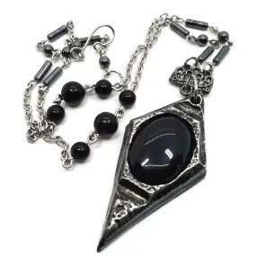 Obelisk Necklace - Onyx