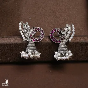 Oxidized Jhumka - 4454