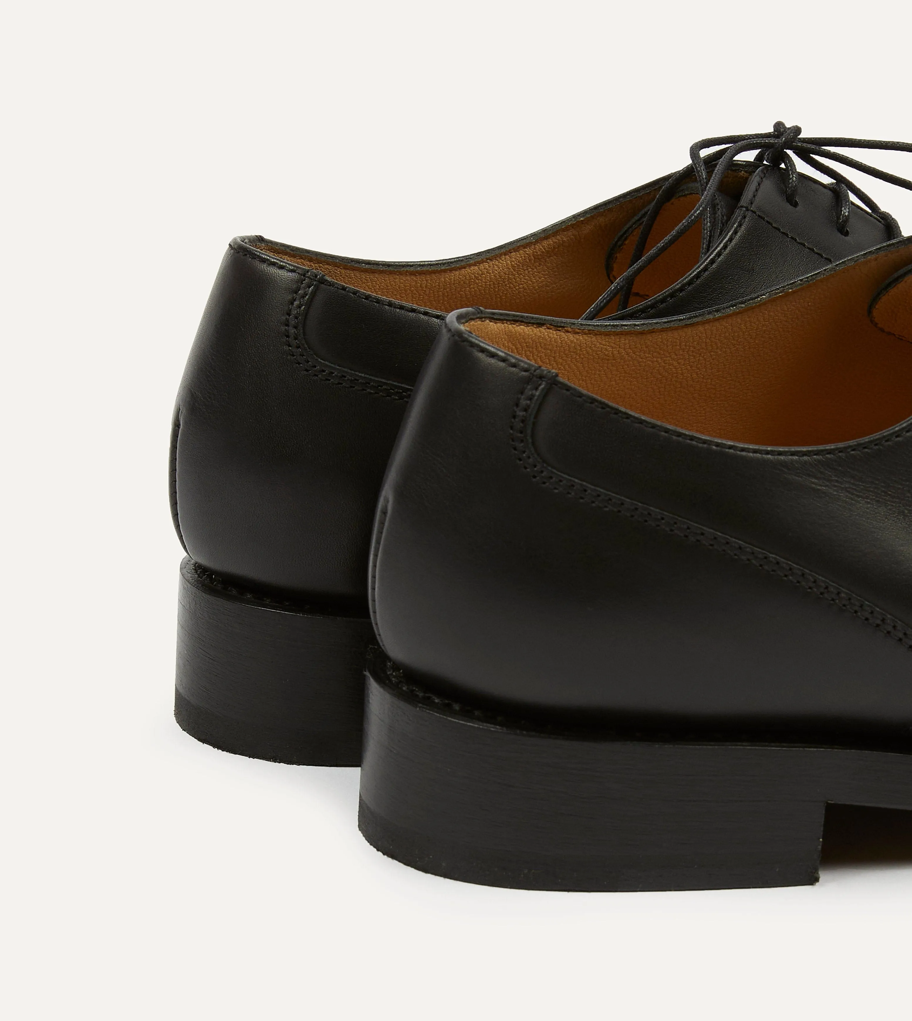 Paraboot Chambord Black Calf Leather Derby Shoe