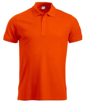 Poloshirt Clique Manhattan Fluor oranje