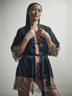 Prabal Gurung Rose Gold Silk Robe Sale