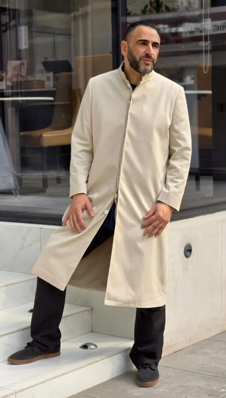 Premium Long Coat Beige