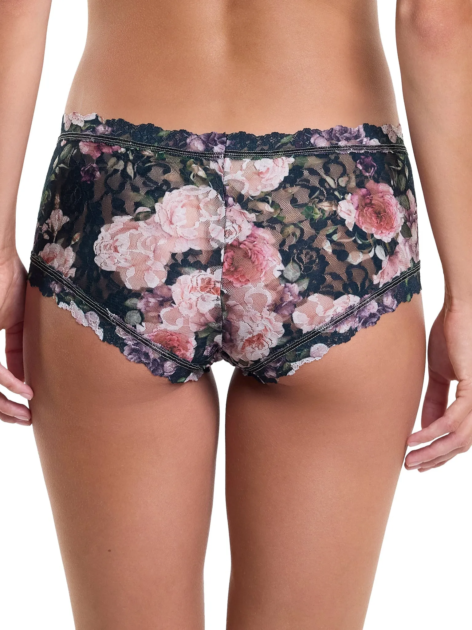 Printed Signature Lace Boyshort Romantique