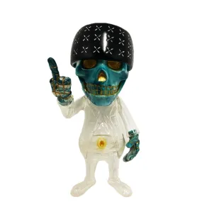 Psycho -Kun Crazy Mixed Marble Japan Sofubi by Suicidal Tendencies x Black Book Toys