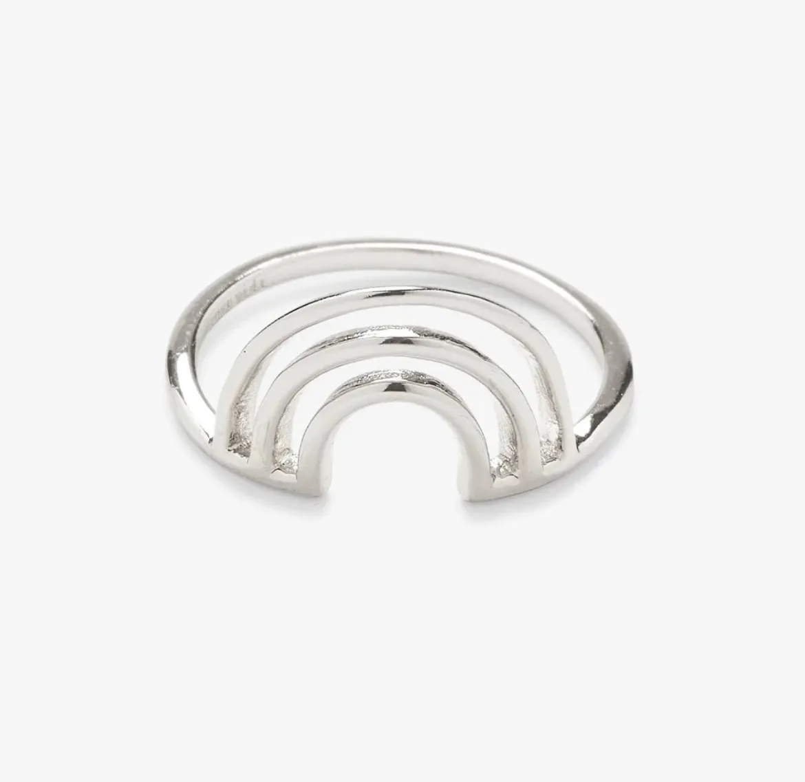 Puravida Chasing Rainbows Silver LGTBQ Ring