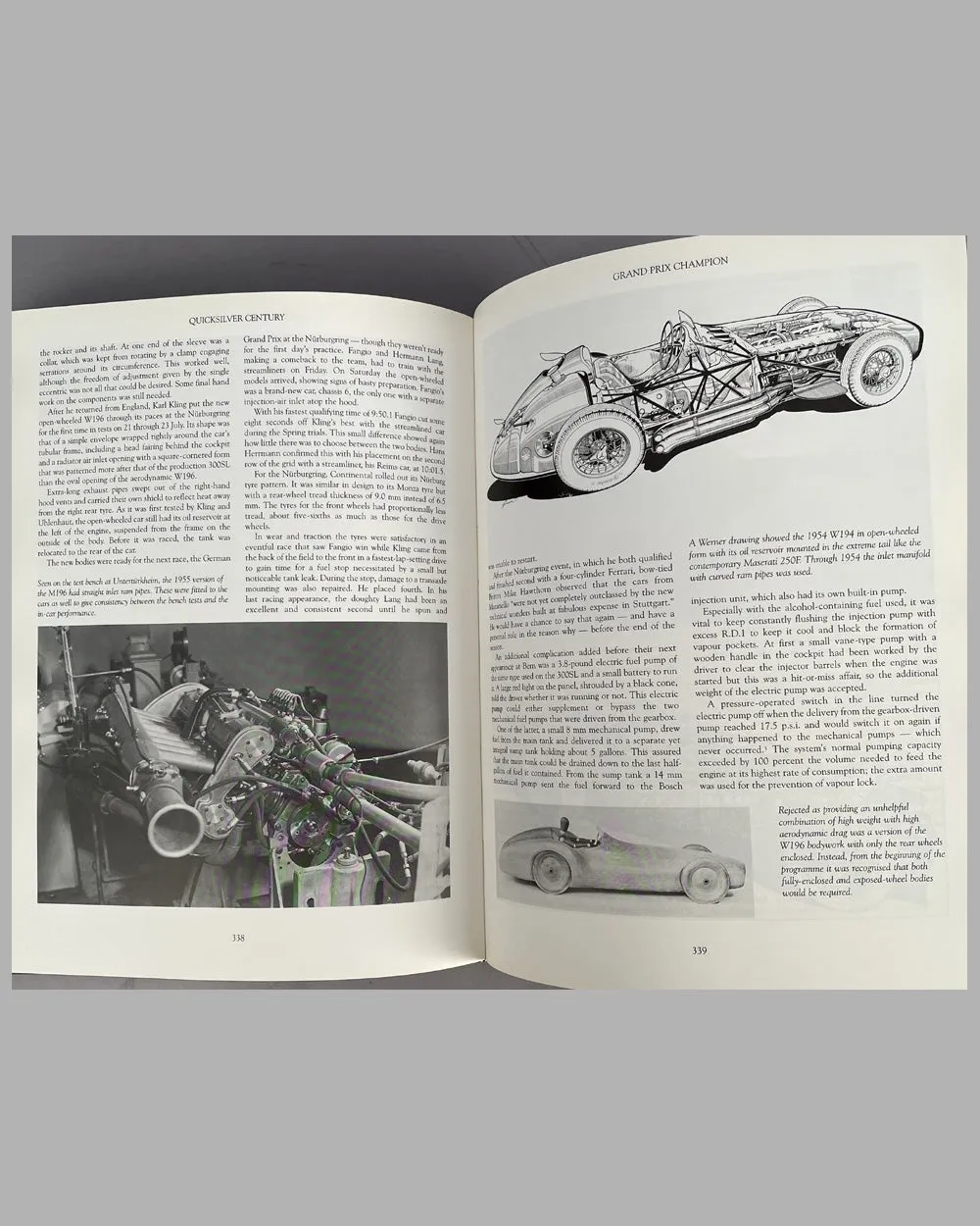 "Mercedes-Benz Quick Silver Century" book by Karl Ludvigsen