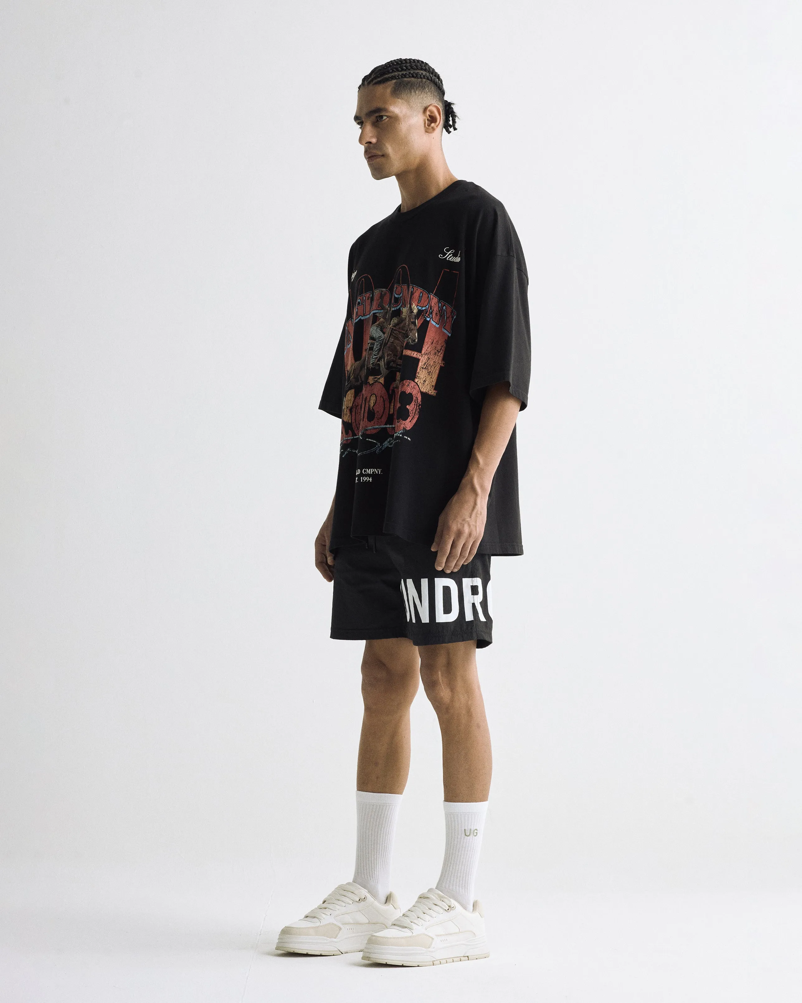 Rodeo 1994 UNDGLD CMPNY Boxy Tshirt Black