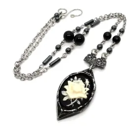 Rose Cameo Necklace