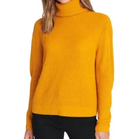 Sanctuary Shaker Turtleneck Sweater Mustard