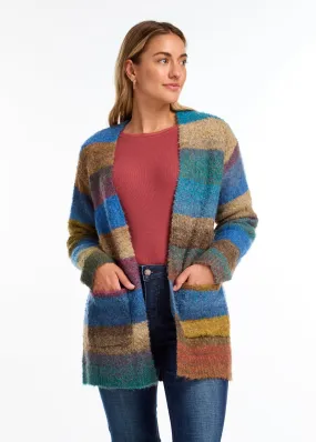 Striped Spacedye Cardigan