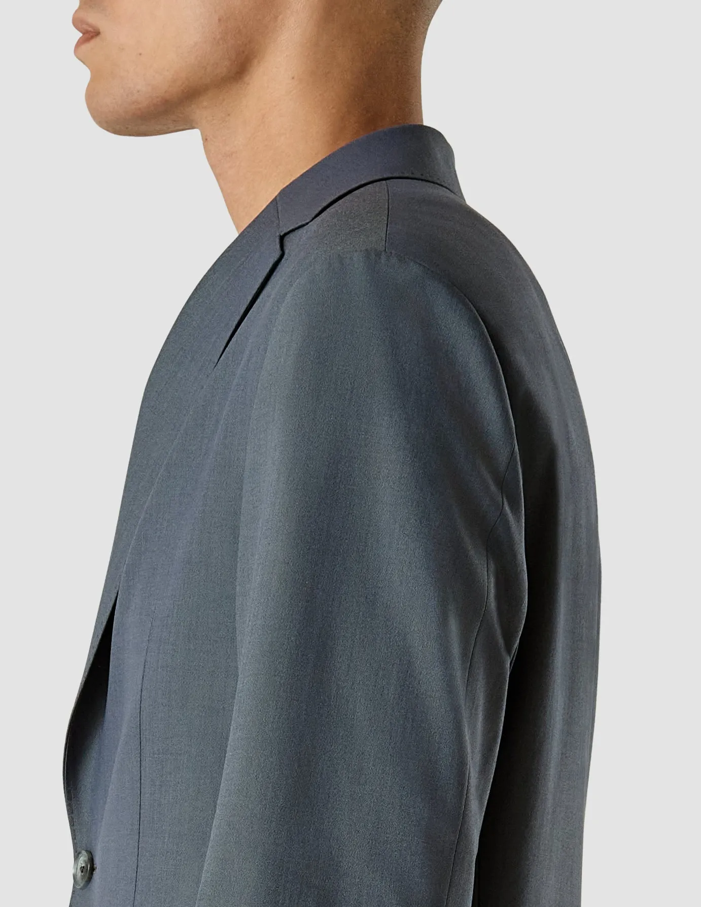 Tech Linen Blazer Navy