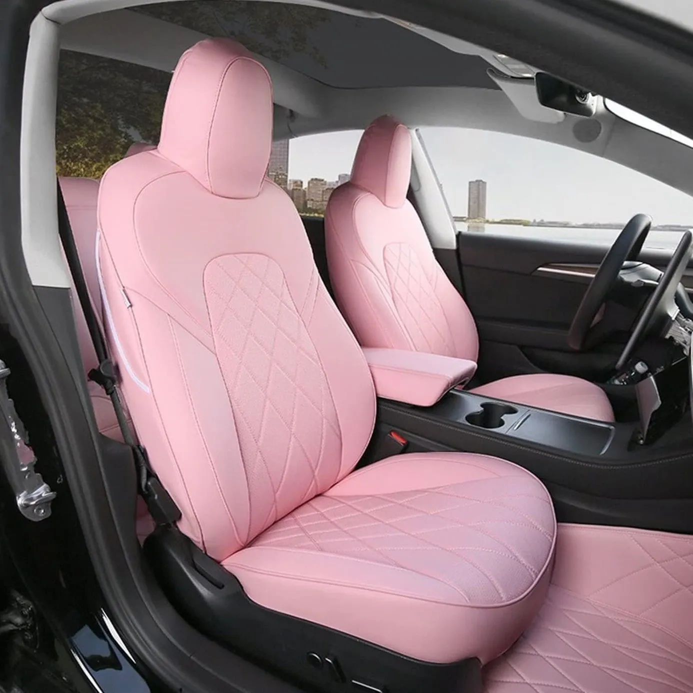 TESERY Seat Covers for Tesla Model 3 Highland / Model Y