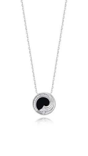 THIALH - Galaxy - Black Starring Necklace