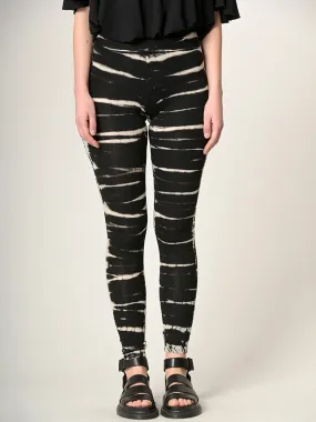 Tie Dye Leggings - Black - Style 4