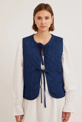 tilly gilet - denim