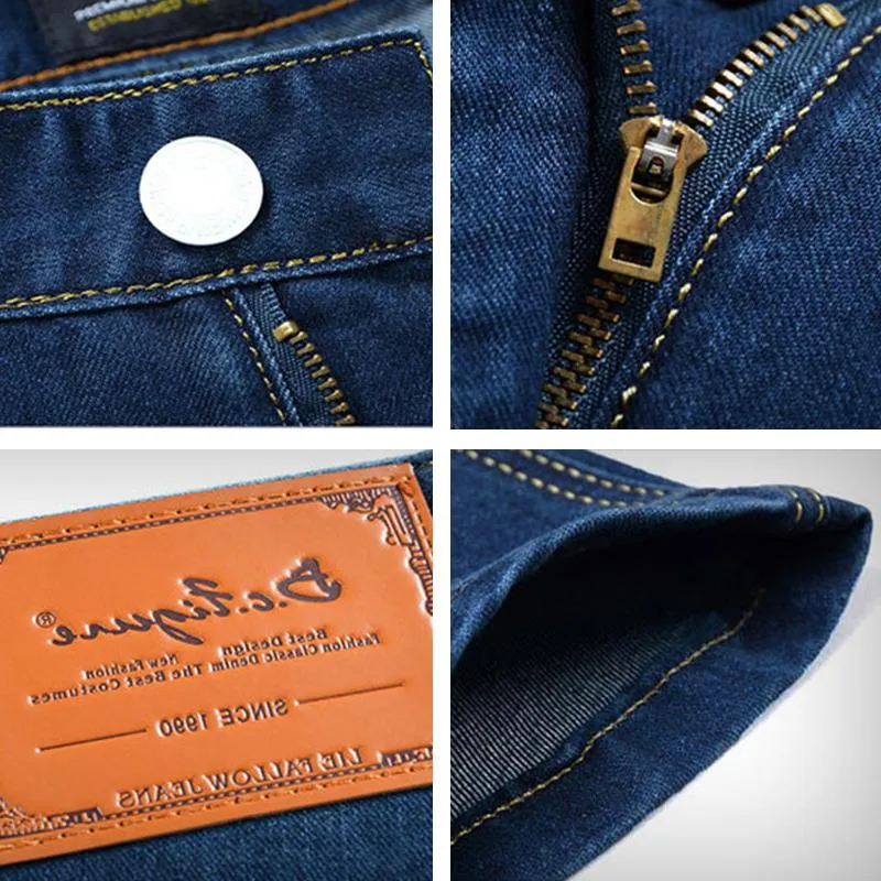 West Louis™ Denim Classic Style Jeans